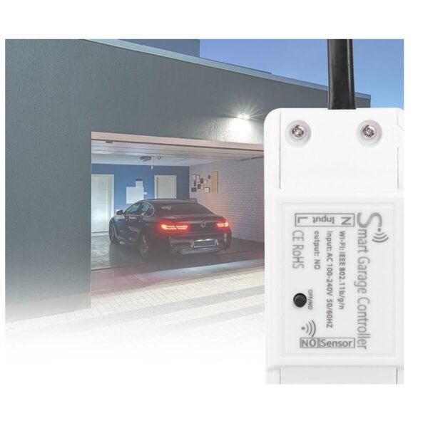 Smart Garage Controller – išmanus vartų valdiklis su WiFi ir realaus laiko atidarymo stebėjimu