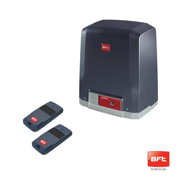 BFT ULTRA stumdomų vartų automatika su dviem nuotolinio valdymo pulteliais
