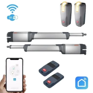 KUSTOS ULTRA BT A25 automatika varstomiems kiemo vartams su Wi-Fi valdymu ir LED fotoelementais